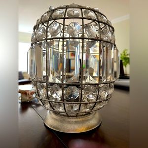 Pottery Barn Crystal Table Lamp